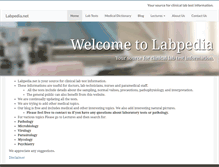 Tablet Screenshot of labpedia.net